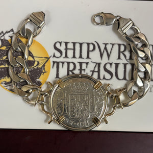 El Cazador Shipwreck - 8 Reales - Dated 1783 - Grade Fine Plus