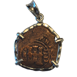 Authentic Spanish Maravedis Copper Coin - Minted in Burgos, Spain