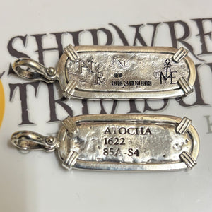 Limited Edition - Atocha Silver Bar Pendant - Silver Mount