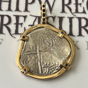 Nuestra Señora de Atocha Shipwreck - 4 Reales - Grade 2 - Assayer "Q" (1612-1616)