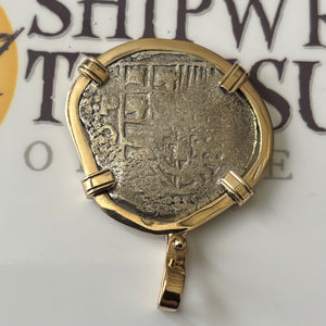 Nuestra Señora de Atocha Shipwreck - 4 Reales - Grade 2 - Assayer "Q" (1612-1616)