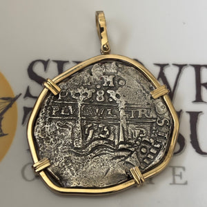 La Capitana Shipwreck - 8 Reales - Date: 1653 (both sides) - Assayer: "E" (1651-1679)