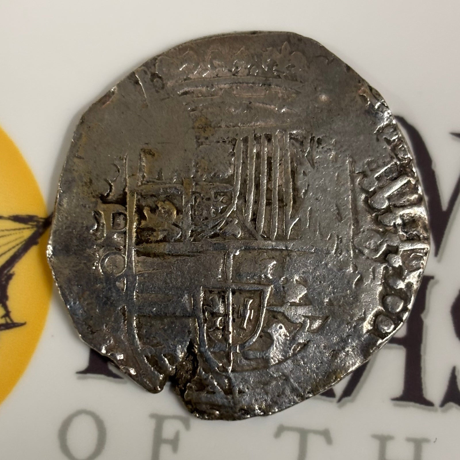 Santa Margarita Shipwreck - 8 Reales - Sterling Silver Mount