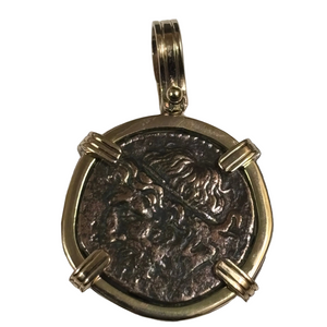 Ancient Greece - AE Bronze - Poseidon "King of the Seas". Circa (275-216) BCE