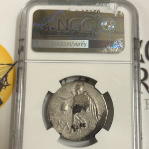 Ancient Greek - Athena + Nike - AR Tetradrachma - Circa  305-100 BCE