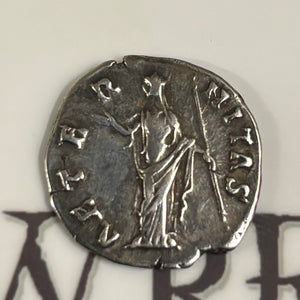Ancient Greek - Diva Faustina Senior - AR Denarius ("Diva Coin")