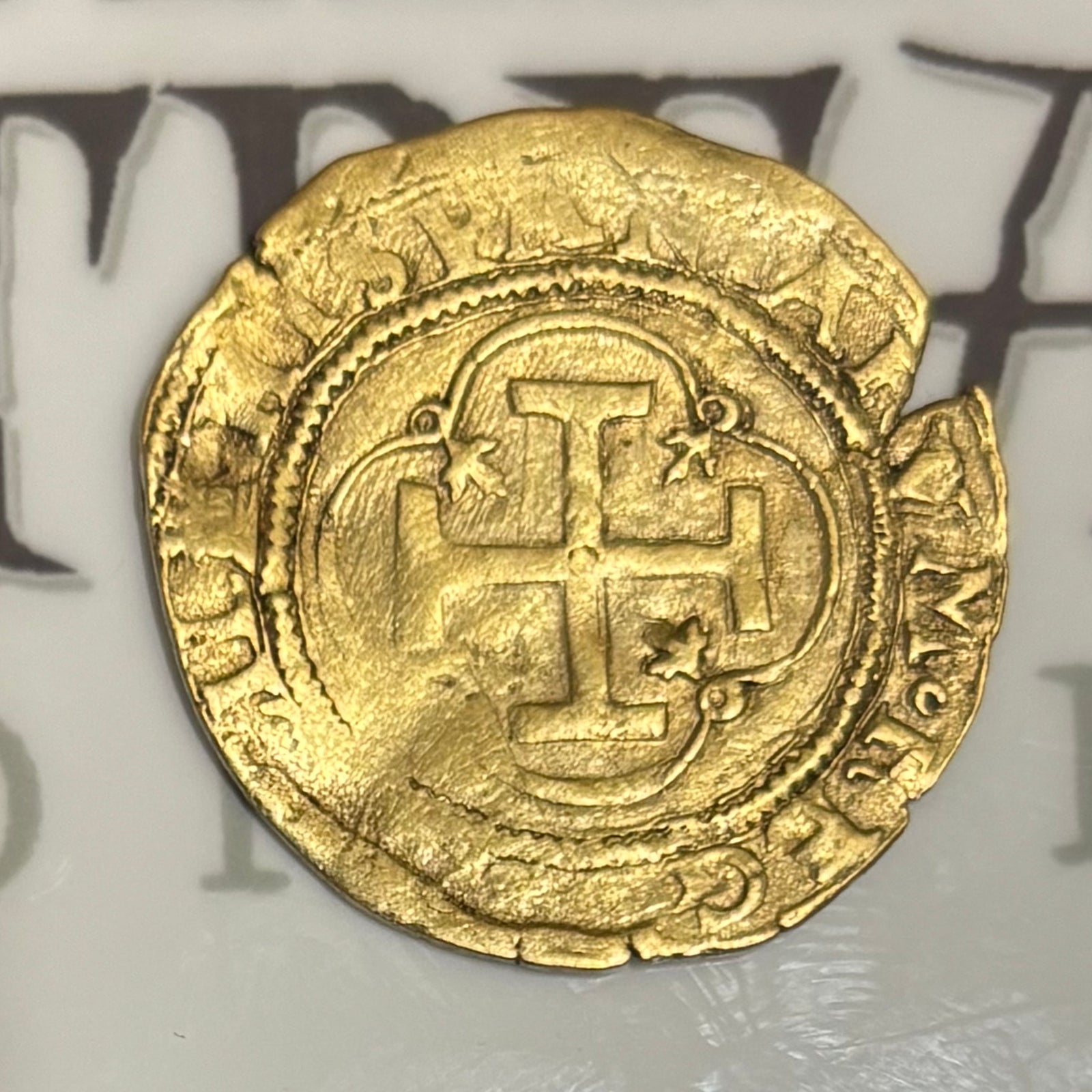 Spanish Gold Escudos - Minted in Seville, Spain - Circa 1543