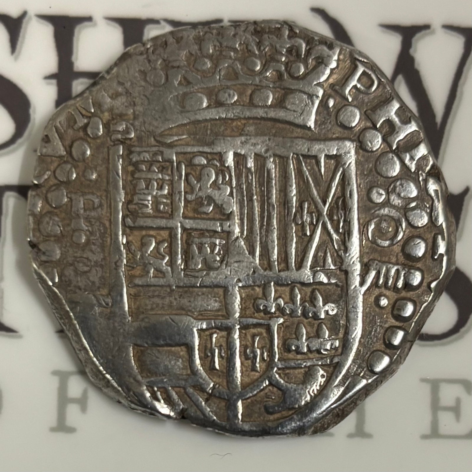 Authentic Spanish Cob - 8  Reales - "Private Collection Series" - Unidentified shipwreck