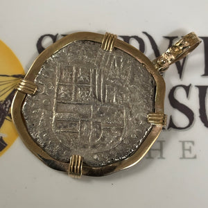 San Jose Shipwreck 1631 - 8 Reale - Grade 1 - Reversed Lions & Castles