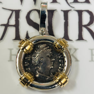 Ancient Greek - Diva Faustina Senior - AR Denarius ("Diva Coin")