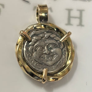 Ancient Greek - AR Hemidrachm - Gorgoneion (Medusa) - Circa 400-300 BCE