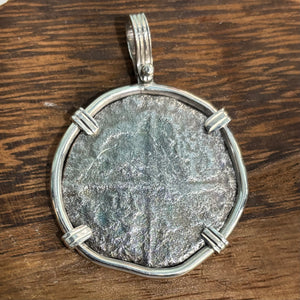 San Jose Shipwreck 1631 - 8 Reales - Mounted in Sterling Silver
