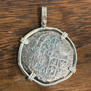 San Jose Shipwreck 1631 - 8 Reales - Mounted in Sterling Silver