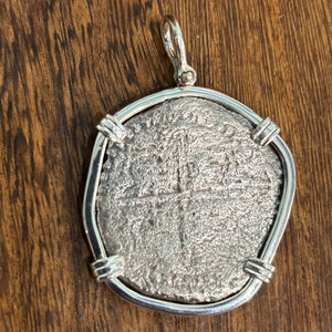 San Jose Shipwreck 1631 - 8 Reales - Mounted in Sterling Silver