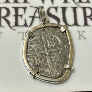 San Jose Shipwreck 1631 - 4 Reales - Mounted in Sterling Silver