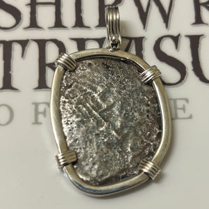 San Jose Shipwreck 1631 - 4 Reales - Mounted in Sterling Silver