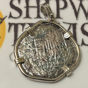 San Jose Shipwreck 1631 - 4 Reales - Mounted in Sterling Silver