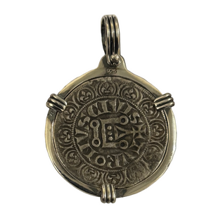 French Crusader coin - Tours France - Circa (1290-1295) "Gros Tournois"