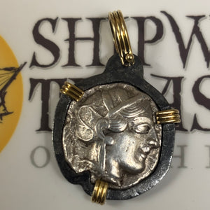 Authentic Greek AR Tetradrachma - Arabian Athena and the Owl - Circa 200 BCE