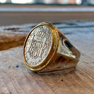 El Cazador - 1 Reale -  Dated 1783 - Grade Mint Plus - Ring Size 10 1/2