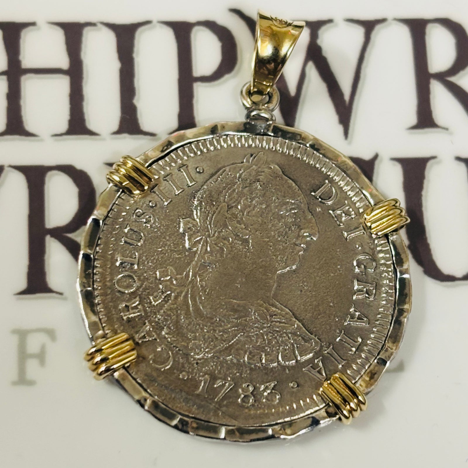 El Cazador Shipwreck - 2 Reales  - Dated 1783