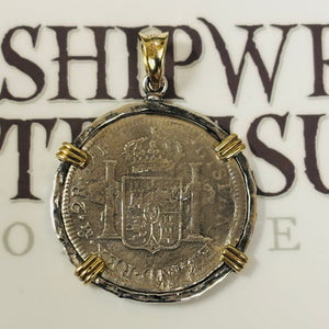 El Cazador Shipwreck - 2 Reales  - Dated 1783