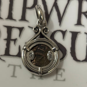 Widows Mite - Bronze Prutah - Circa 101-76 BCE - Includes 18" Silver Chain