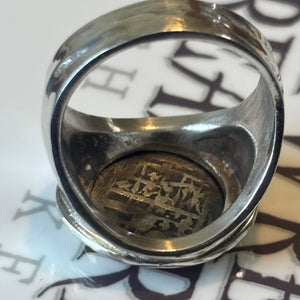 Authentic Spanish Cob - 1 Reales Coin Ring -