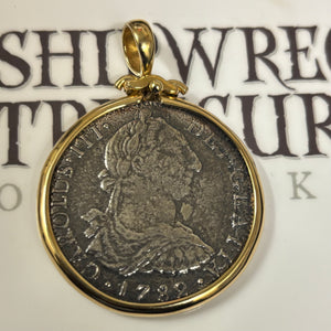 El Cazador Shipwreck - 8 Reales - Fine Plus - Uncirculated - 1782
