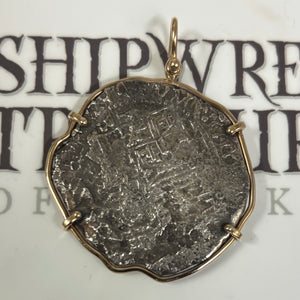 Nuestra Señora de Atocha Shipwreck - 8 Reales - Grade 3 - Assayer "B"