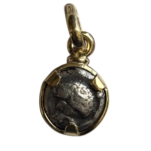Ancient Greek - AR Diobol - "Lion Protome" - Circa 550-494 BCE