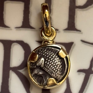 Ancient Greek - AR Diobol - "Lion Protome" - Circa 550-494 BCE