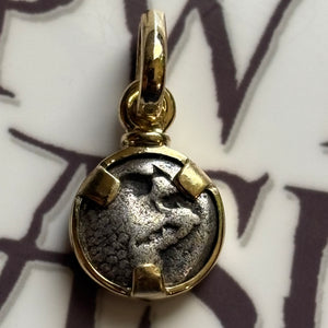 Ancient Greek - AR Diobol - "Lion Protome" - Circa 550-494 BCE