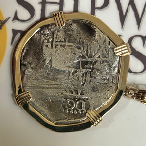 La Capitana  Shipwreck - 4 Reales - Date: 16XX  - Assayer "Z" Zambrano (1647-1649) - Rare assayer