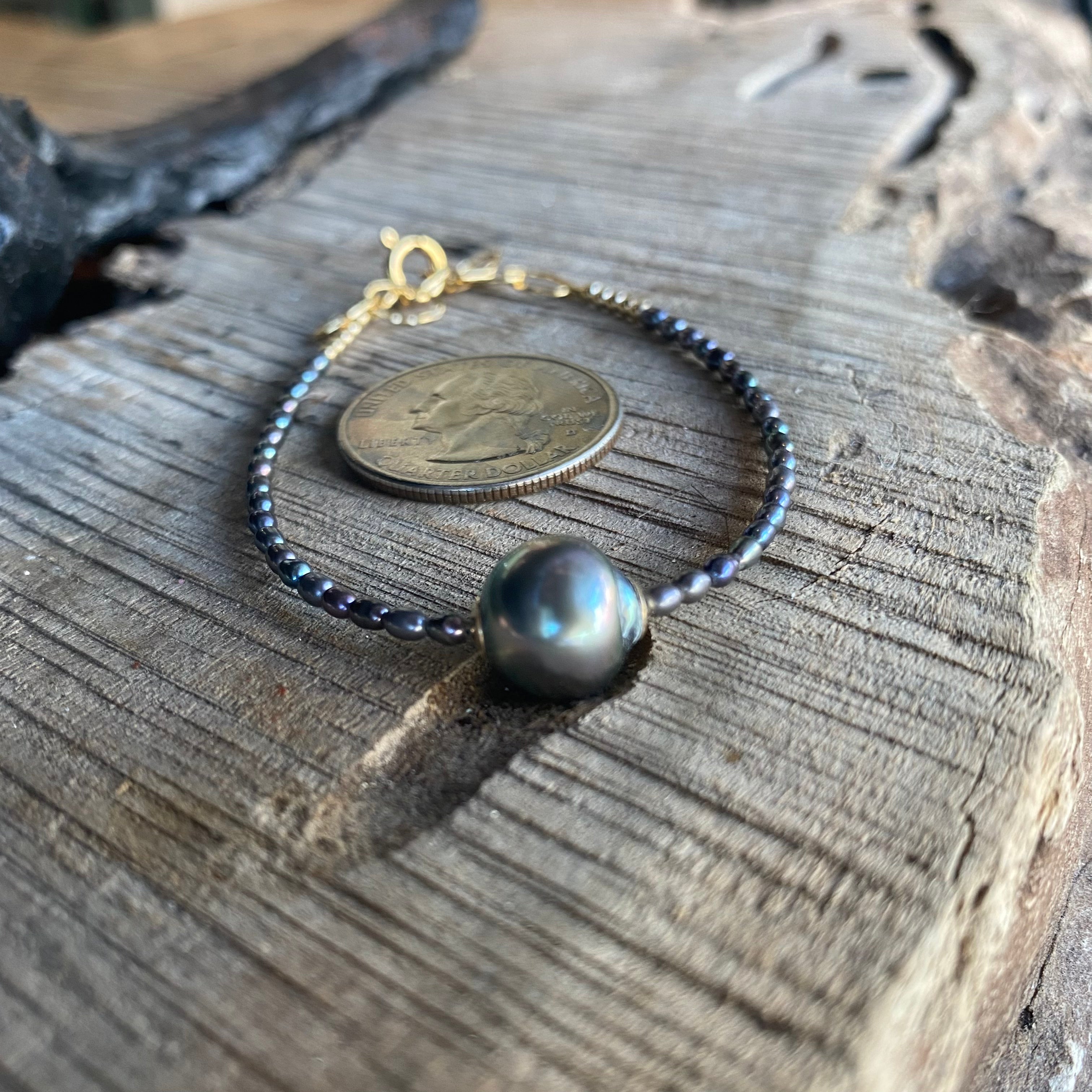 Genuine Tahitian Pearl Bracelet - Kaimalie - Shipwreck Treasures