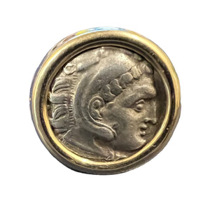 Authentic Greek - AR Drachma -  Alexander the Great - Size 10