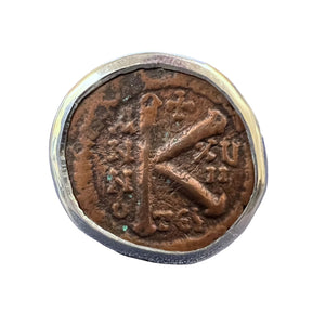 Ancient Byzantine - K Nummia - Byzantine Bronze AE - Circa 491-1453 AD