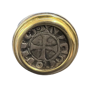 Crusader Era Coin - Reign of Hugh IX - AR Denier