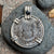 El Cazador Shipwreck - 8 Reales - Dated 1757 - Mounted in Sterling Silver with Sapphire accent on bale