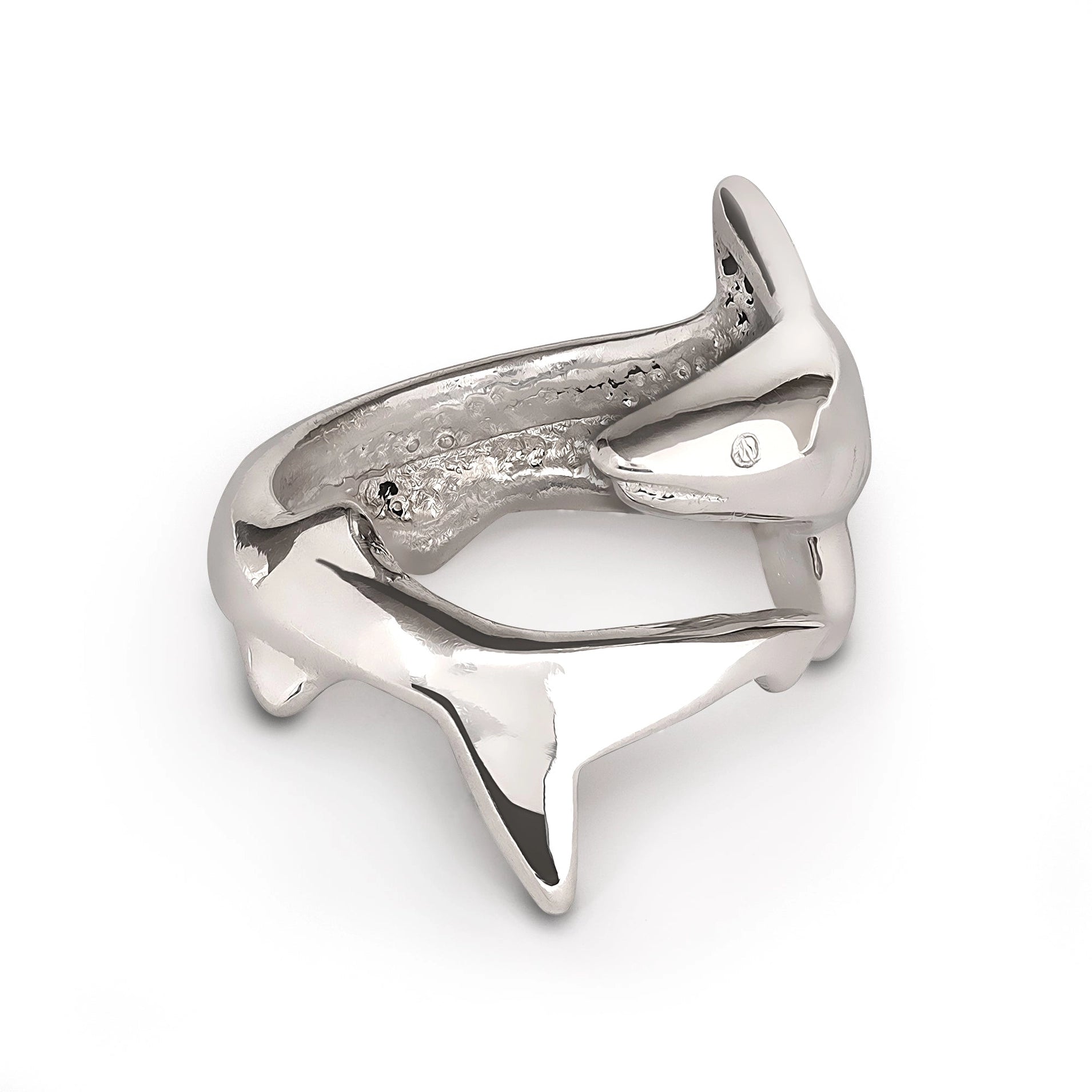 Reef Shark Ring - Adjustable - Sterling Silver .925 - Shipwreck Reef Shark Ring - Adjustable - Sterling Silver .925 - Shipwreck