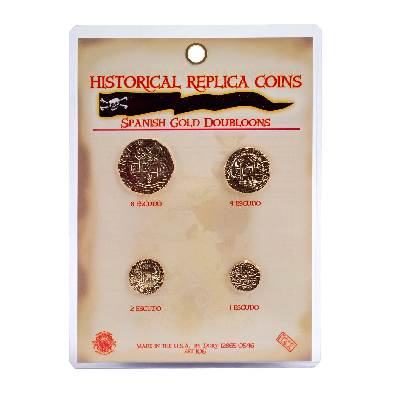 Historic Replica Coin Set - Spanish Gold Doubloons