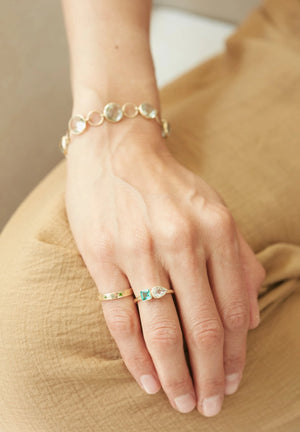 Cléo Jaeda Duo Ring - Size 8
