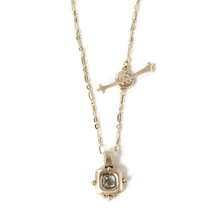Trace Pale Yellow Diamond Necklace