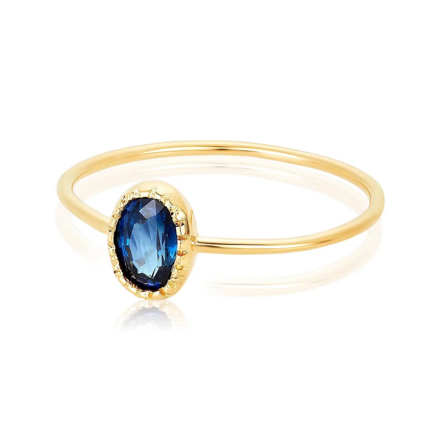 Blue Sapphire Isabella Ring - size 7.5