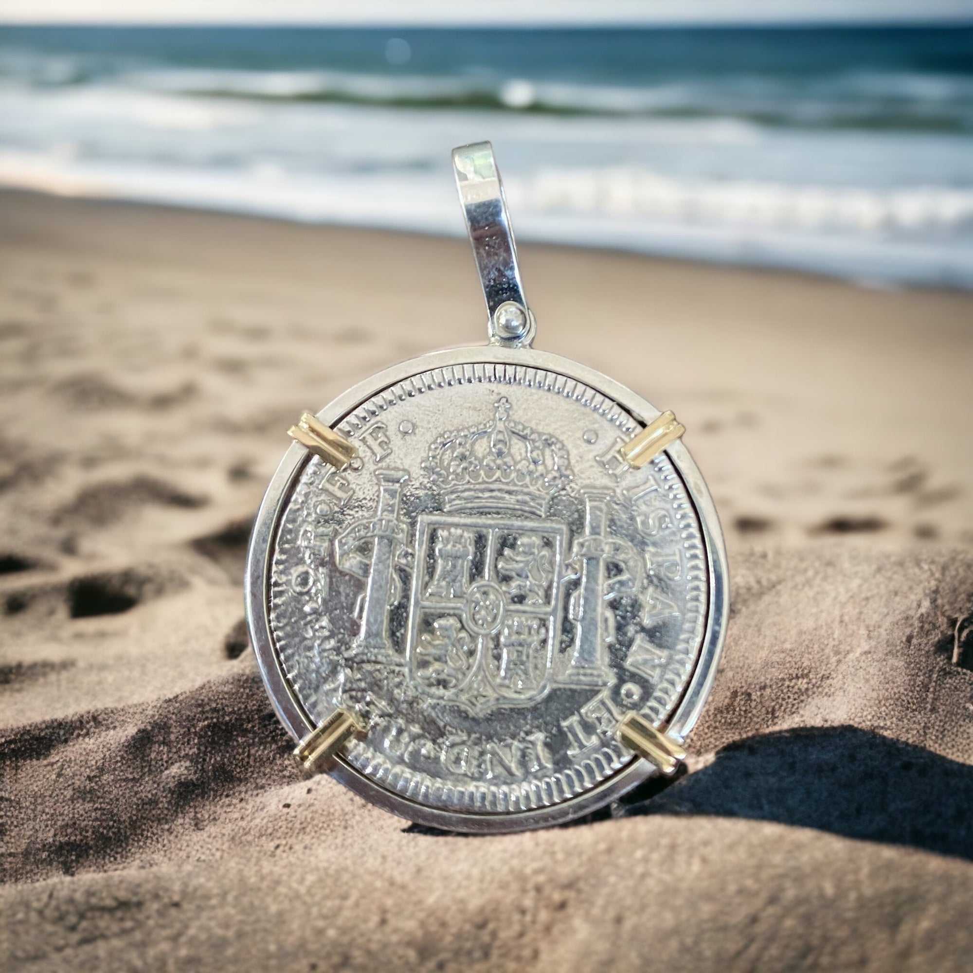 El Cazador Shipwreck - 2 Reales - Dated 1775 - Grade Mint