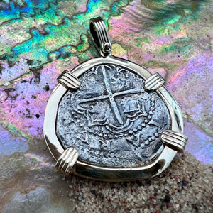 Shipwreck of the Nuestra Señora de Atocha - 2 Reales - Grade 1 - Assayer ("Q" over "C")