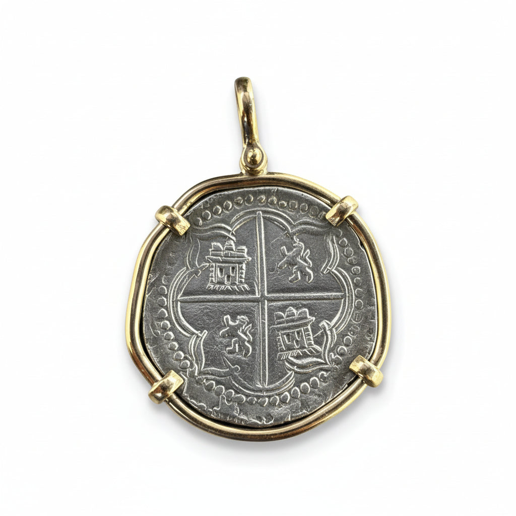 Nuestra Senora de Atocha Shipwreck - 8 Reales - Grade 1 -   Assayer "B"