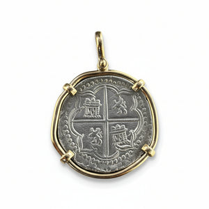 Nuestra Senora de Atocha Shipwreck - 8 Reales - Grade 1 -   Assayer "B"