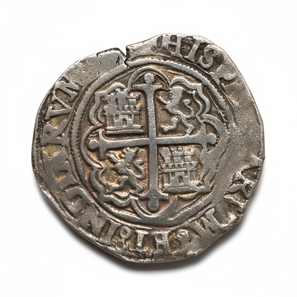 Nuestra Senora de Atocha Shipwreck - 8 Reales - Grade 1 - Assayer "O"