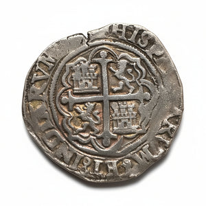 Nuestra Senora de Atocha Shipwreck - 8 Reales - Grade 1 - Assayer "O"